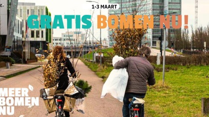 Op 1, 2 en 3 maart gratis bomen en struiken bij 40 bomenhubs verspreid door Nederland