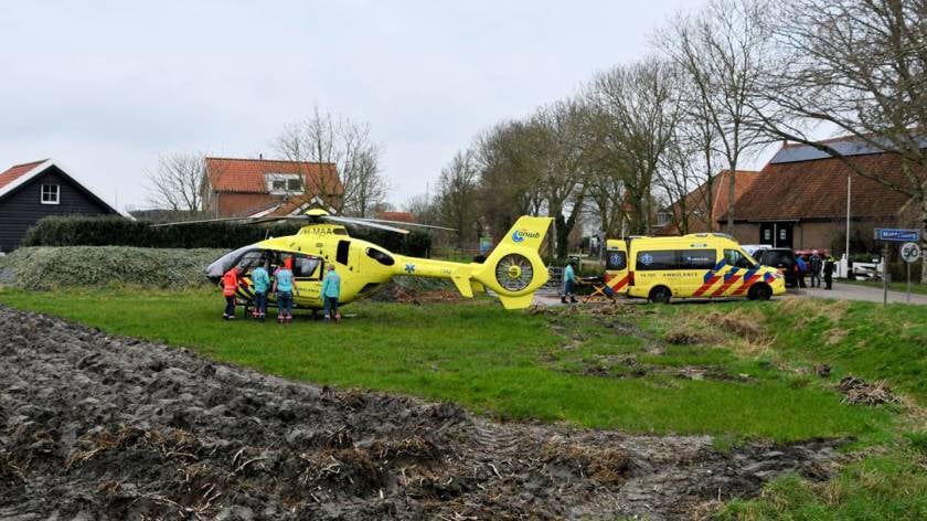 Traumahelikopter ingezet voor reanimatie in Middelburg