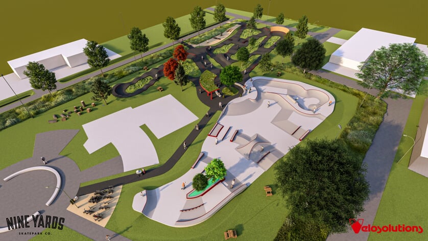 Ontwerp gepresenteerd voor urban sportpark op Het Schenge in Goes