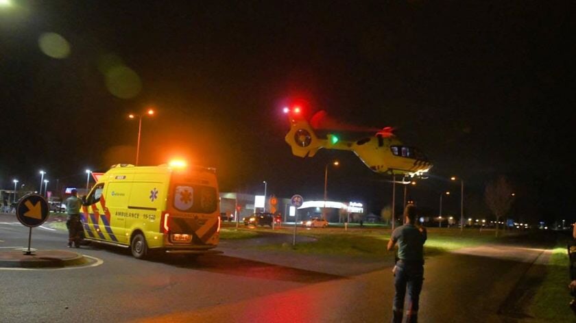 Traumahelikopter ingezet voor medische noodsituatie aan de Henry Dunantstraat
