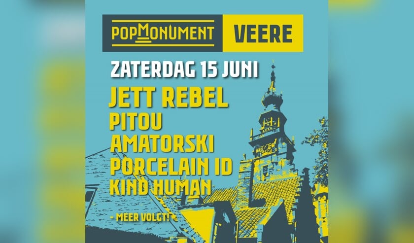 Muziekfestival PopMonument keert terug naar Veere