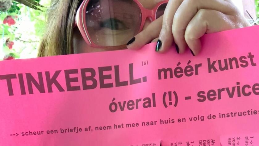 Tinkebell exposeert aan de Koudekerkseweg