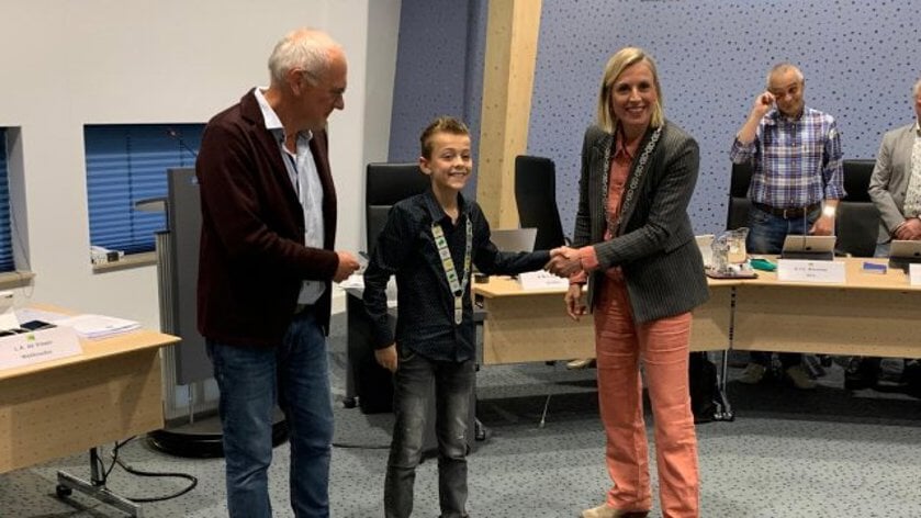 Eerste kinderburgemeester van Veere officieel geïnstalleerd