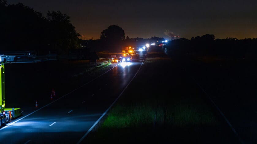 Twee voertuigen afgesleept na kopstaartbotsing A58 bij Kruiningen