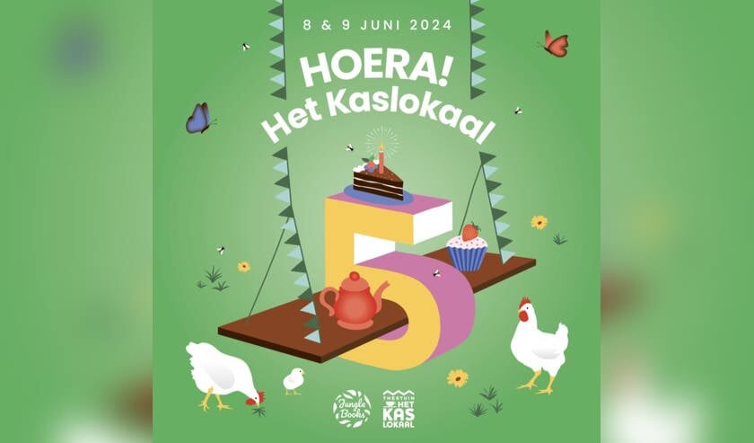 Zaterdag 8 en zondag 9 juni feest in Het Kaslokaal in Oostkapelle