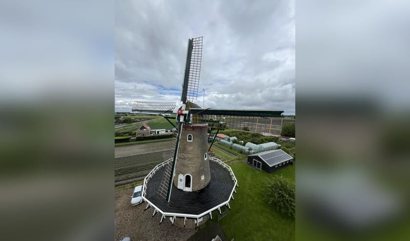 Ook molen De Nijverheid heeft eindelijk nieuwe wieken, maar hij draait nog niet