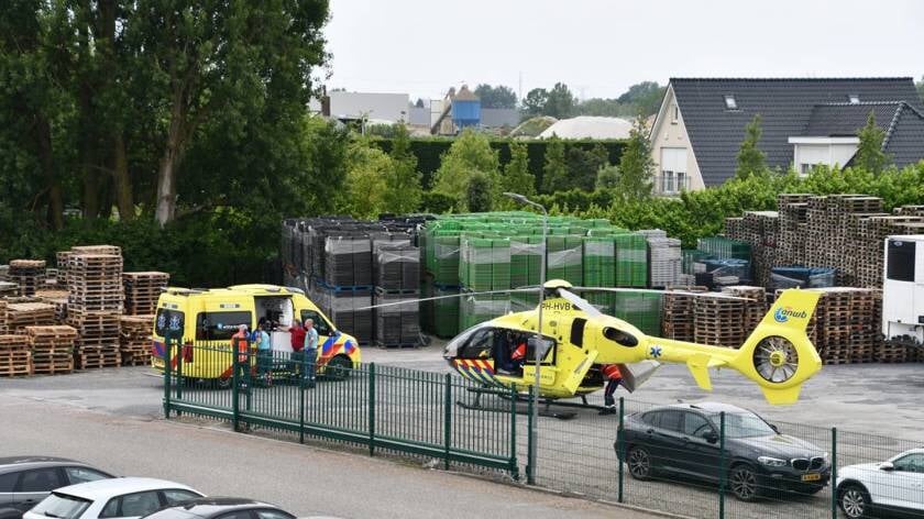 Noodsituatie met klein kind Yerseke, traumahelikopter ingezet