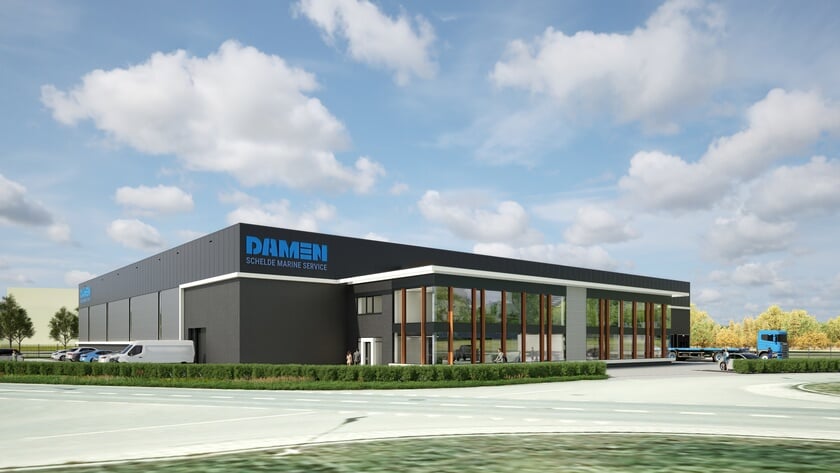 Groeiend Damen Schelde Marine Services bouwt nieuw op bedrijventerrein Souburg II