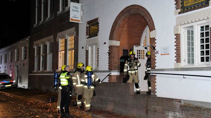 Brand in verzorgingshuis Villa Stella: Veertien bewoners tijdelijk geëvacueerd