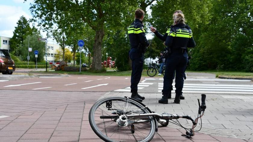 Fietser gewond bij ongeval rotonde in Goes