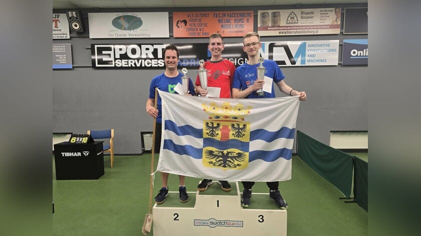 Tafeltennisser Rino Albert wint Super Final in Arnemuiden
