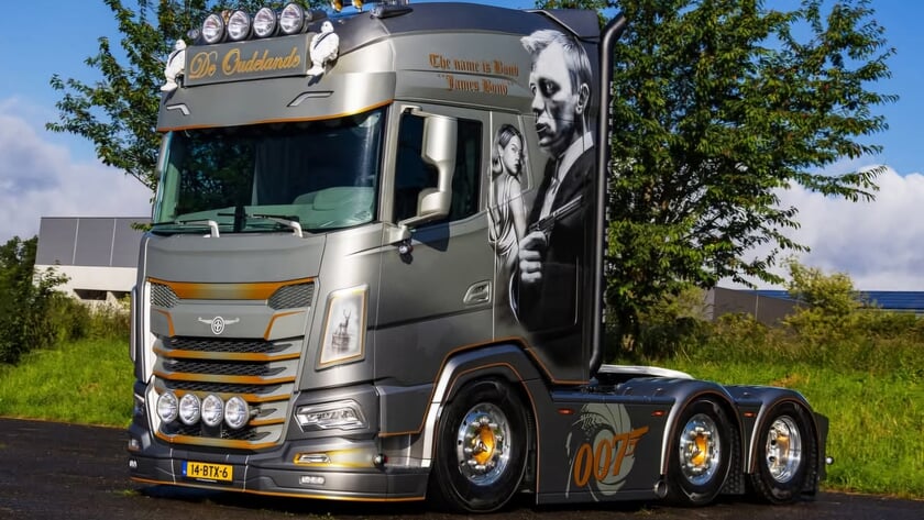 Trekker van Floriaan uit Scherpenisse in de race voor titel Mooiste Truck van Nederland