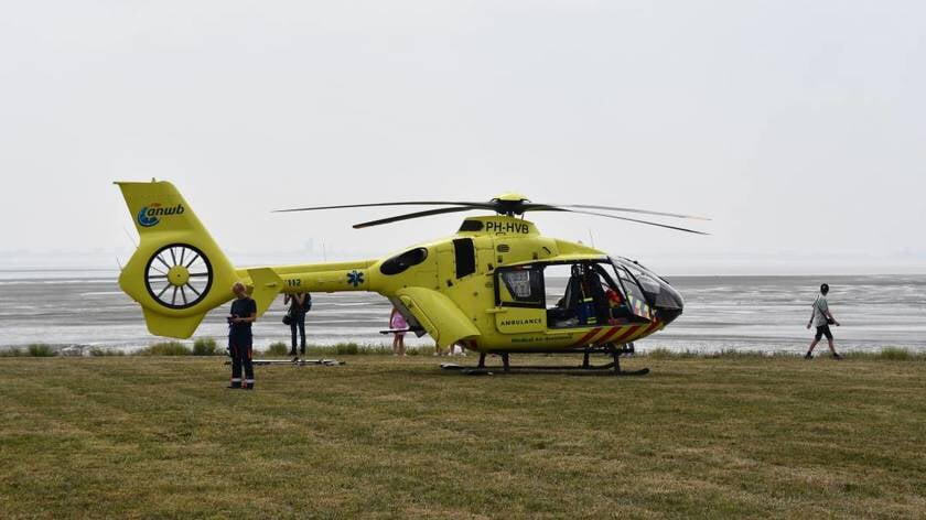 Slachtoffer met traumahelikopter naar ziekenhuis na incident Baarland