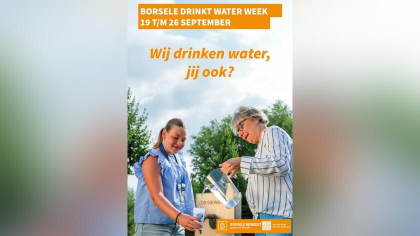 Doe mee met de ‘Borsele drinkt water’-week