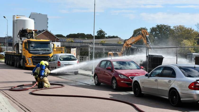 Gasflessen ontploft bij brand in Henri Dunantstraat Oost-Souburg