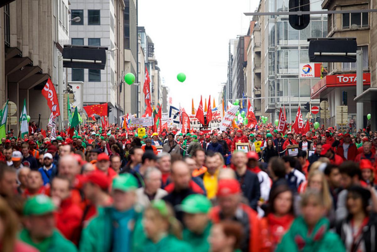 Demonstratie foto flickr