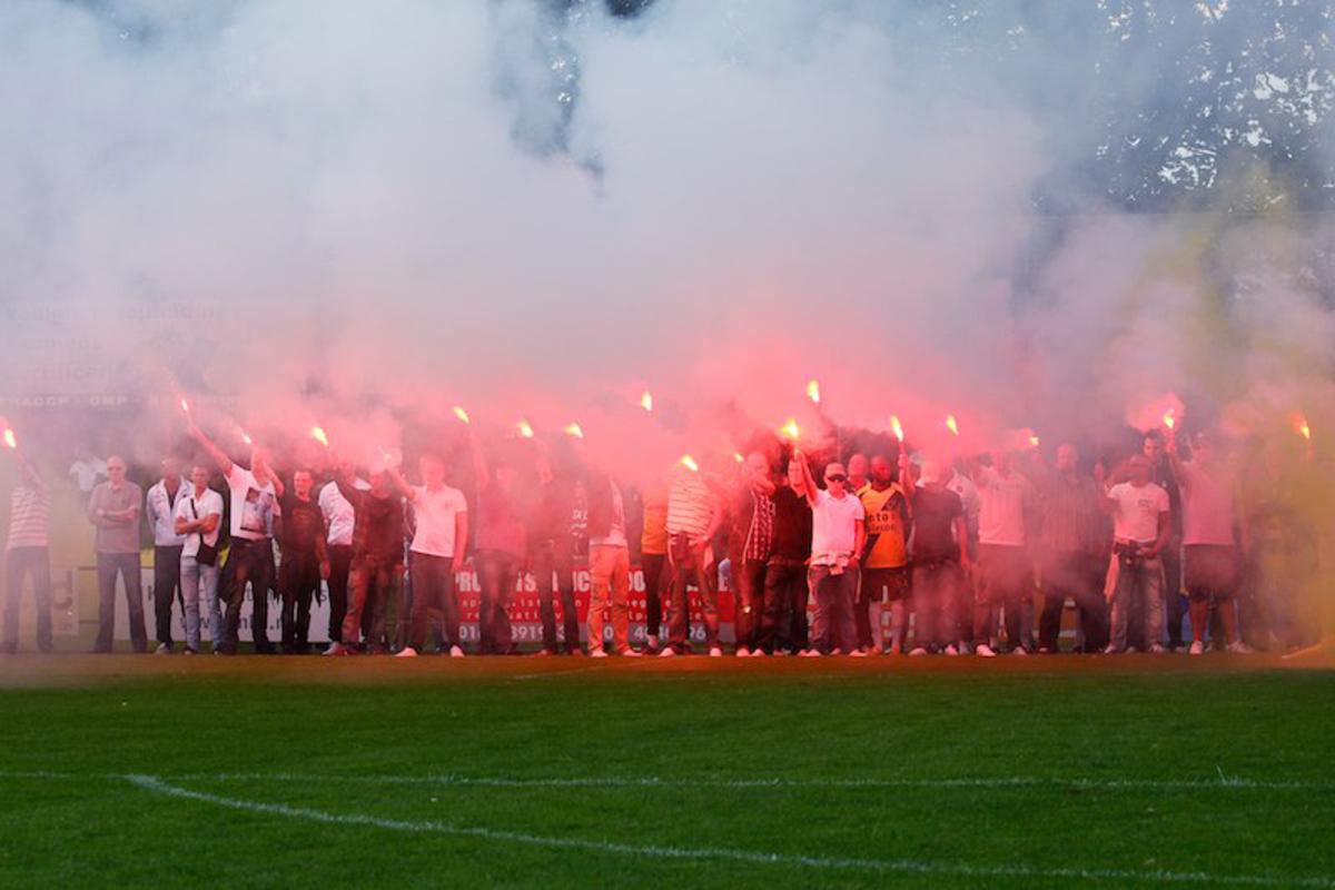 NAC won zaterdag de oefenwedstrijd tegen Alliance met 0-16 foto Peter Visser