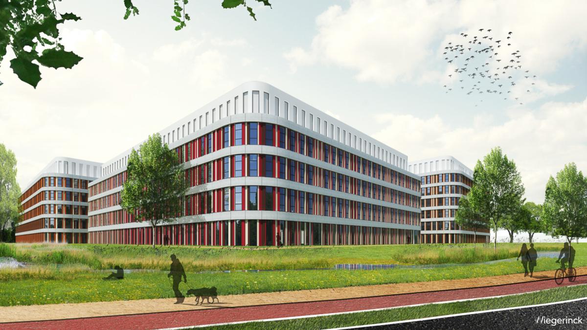 Amphia artist impressie van de nieuwbouw zoals die in 2019 gereed moet zijn.