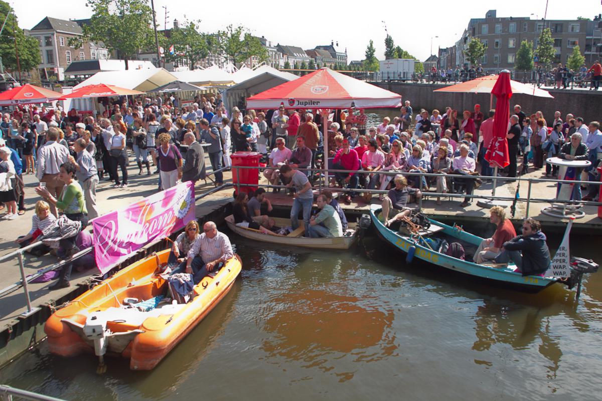 Zondagavond was het alweer de vijfde dag van het Spanjaardsgat Festival ditmaal met een aantal bigbands foto Jorgen Janssens