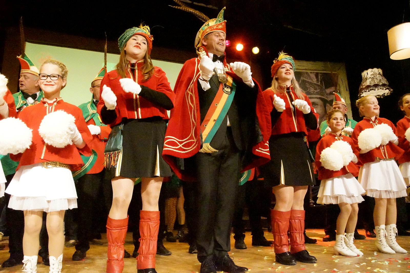 Onthalen Prins van Boemeldonck in de Drie Linden.