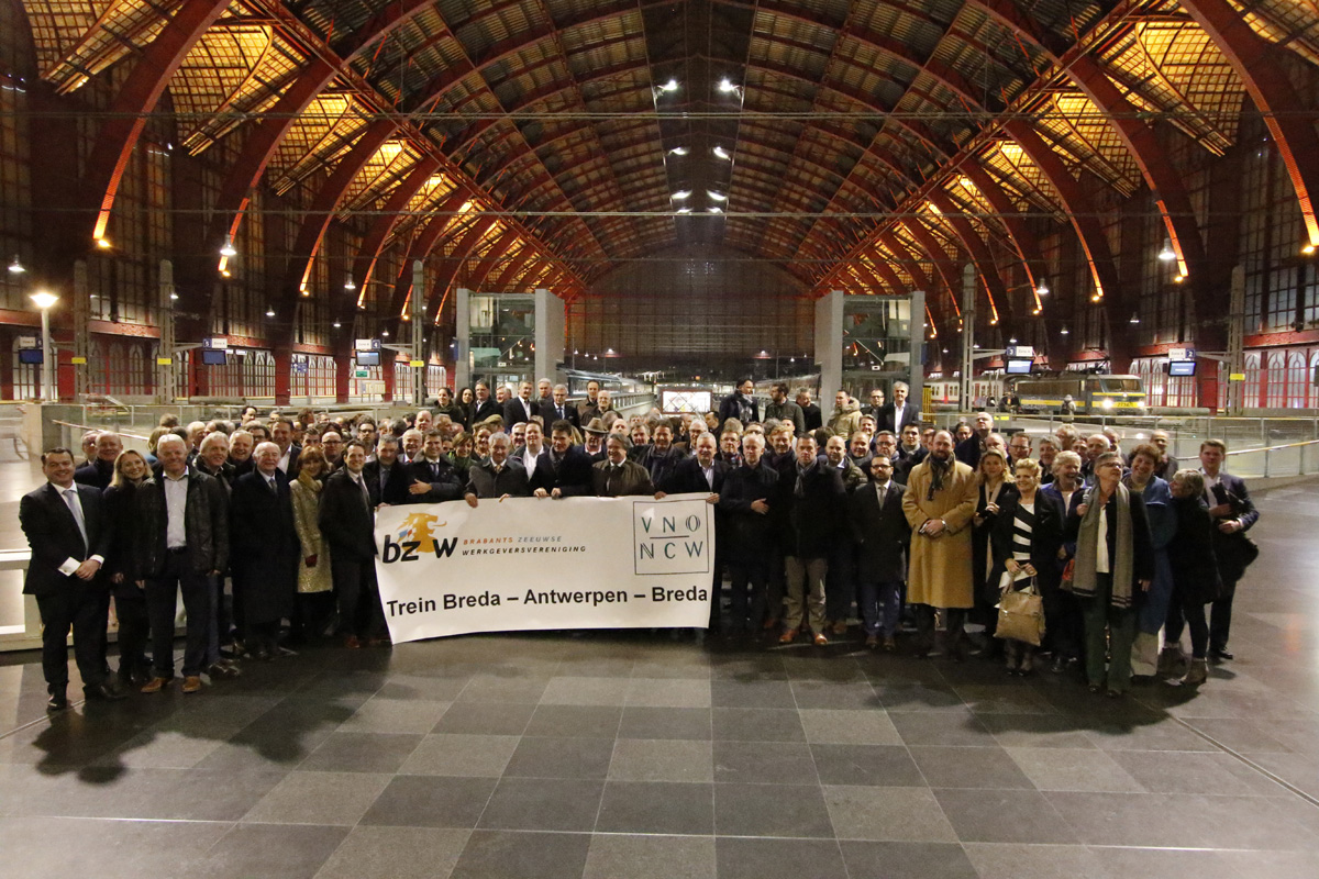 De BZW regelde voor dinsdag 10 januari 2017 een trein tussen Breda en Antwerpen. Daarmee wilde de werkgeversorganisatie een signaal afgeven naar Den Haag over het uitblijven van een trein over het HSL-spoor.