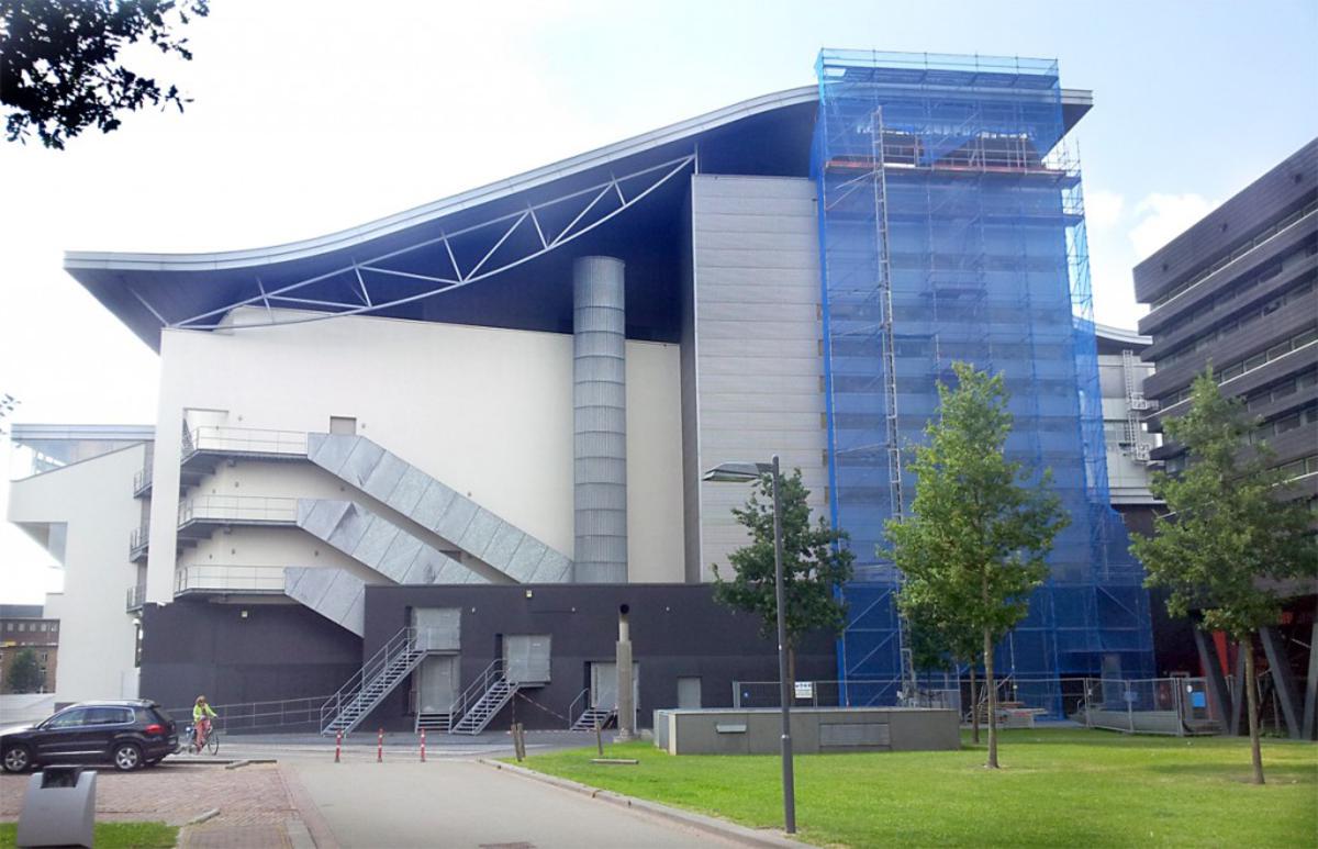 Aanleg van Warmte- en Koudeopslag bij het Chassé Theater. foto Freek de Swart
