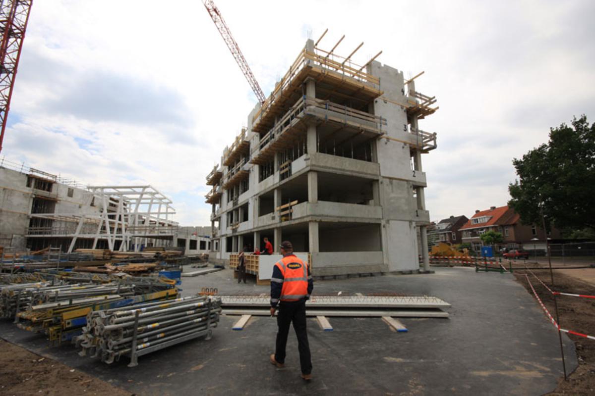 Bouwproject Stack deed de hekken op tijdens de Dag van de Bouw. foto Erik Eggens
