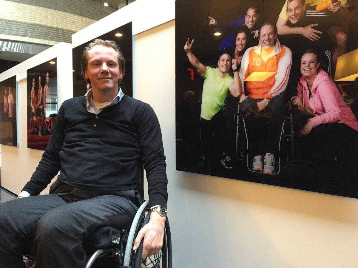 Daniel Boot doet mee aan de Wings for Life Worldrun in Breda.