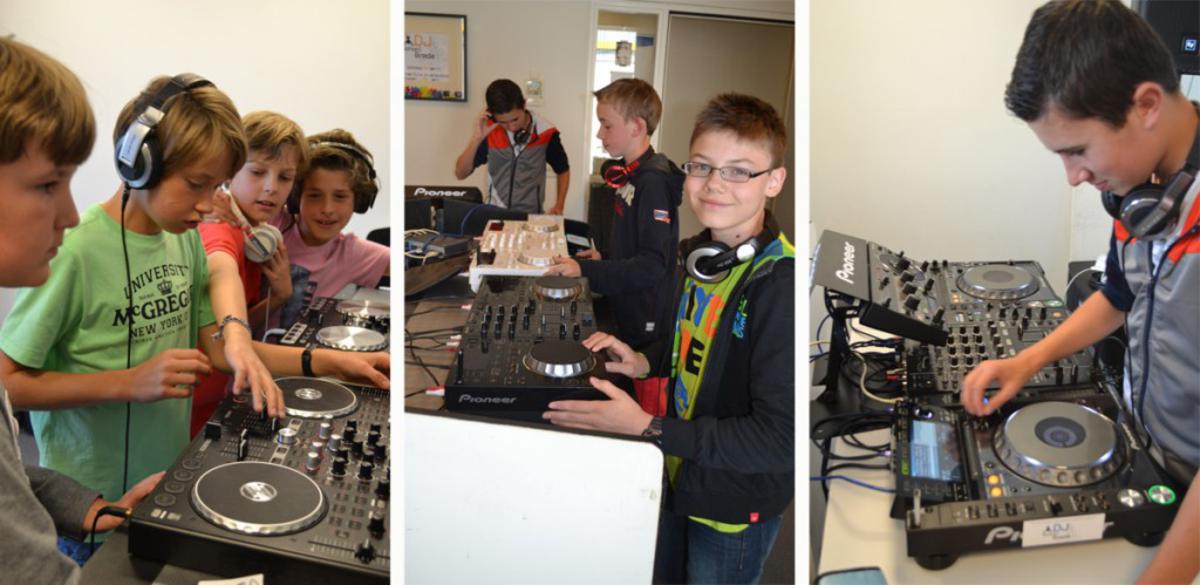 DJ School Breda in actie. foto's DJ School Breda