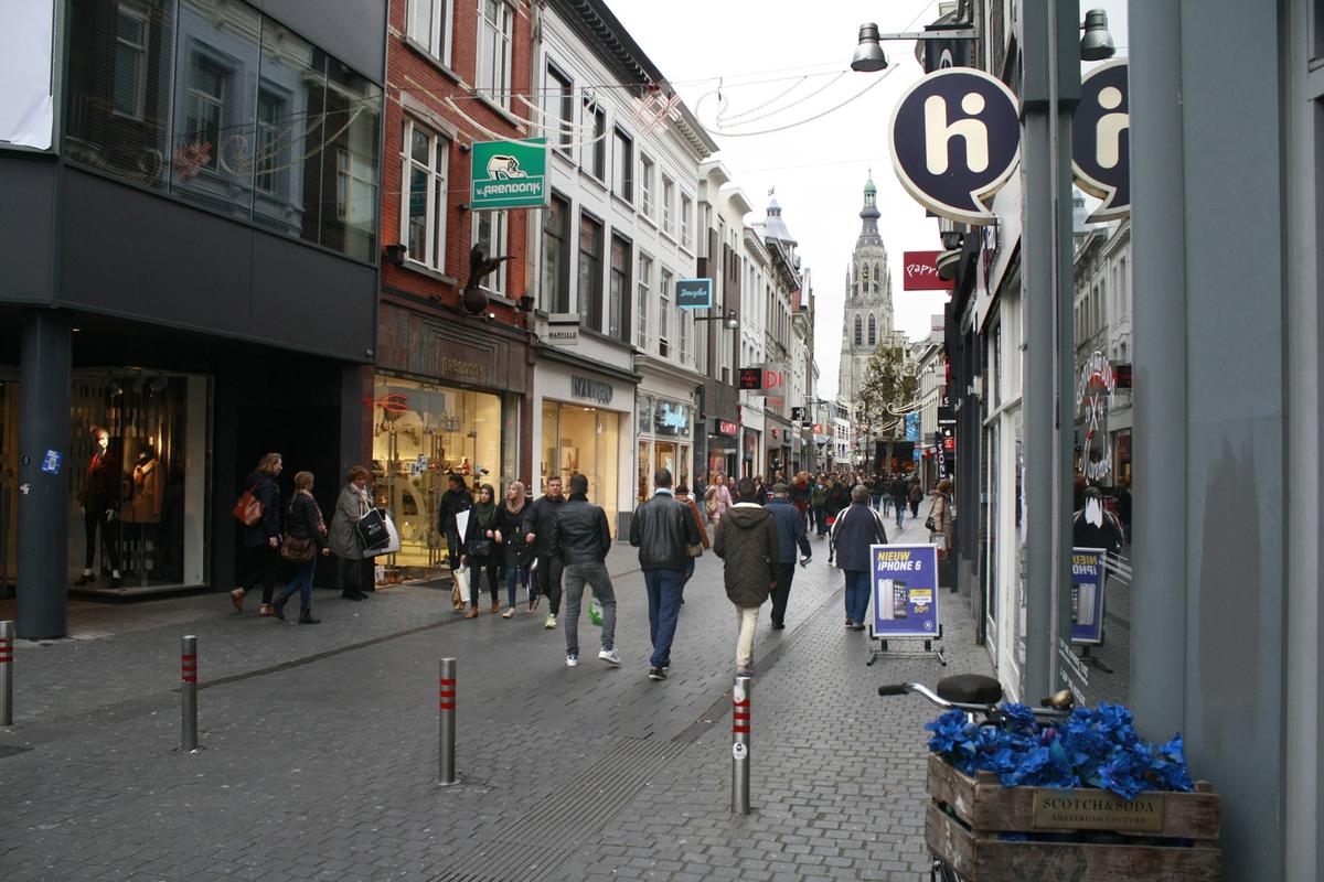 Eindstraat Breda centrum.