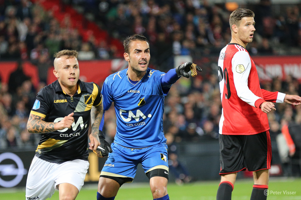 NAC boekt een sensationele 0-2-zege op Feyenoord in De Kuip, zaterdag 23 september 2017.