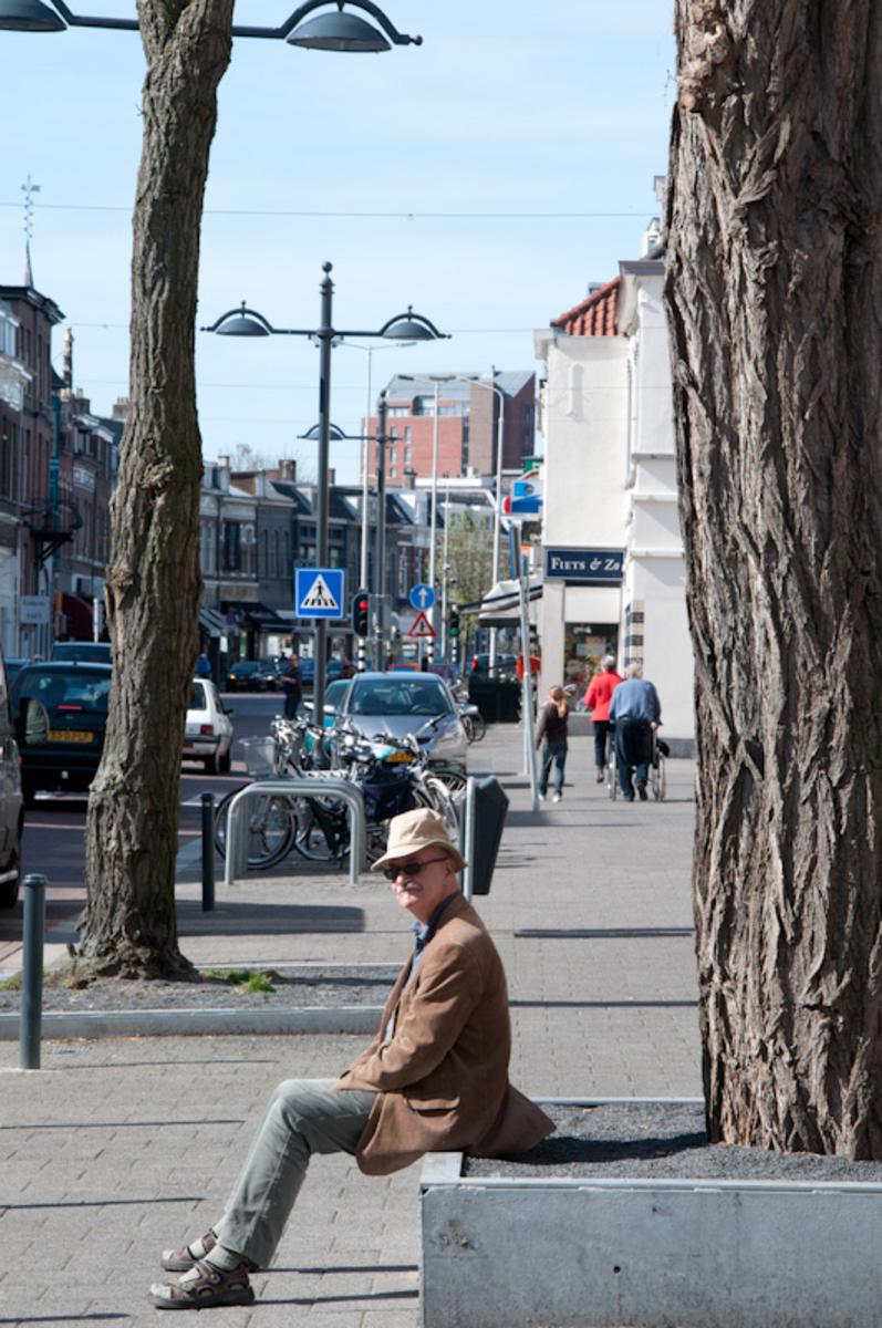 Het winkelgebied vanaf het Van Coothplein richting het Ginneken blijft zich ontwikkelen foto Thaddeuz