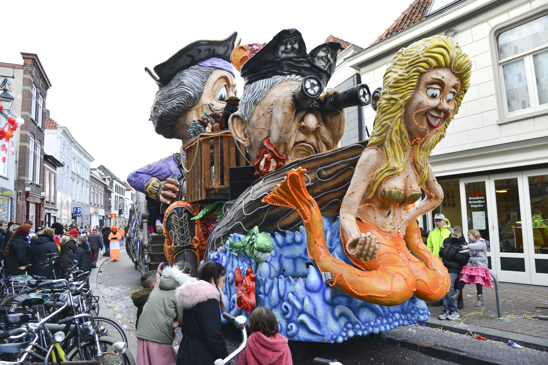 De Grote Optocht van 't Kielegat, maandag 12 februari 2018.