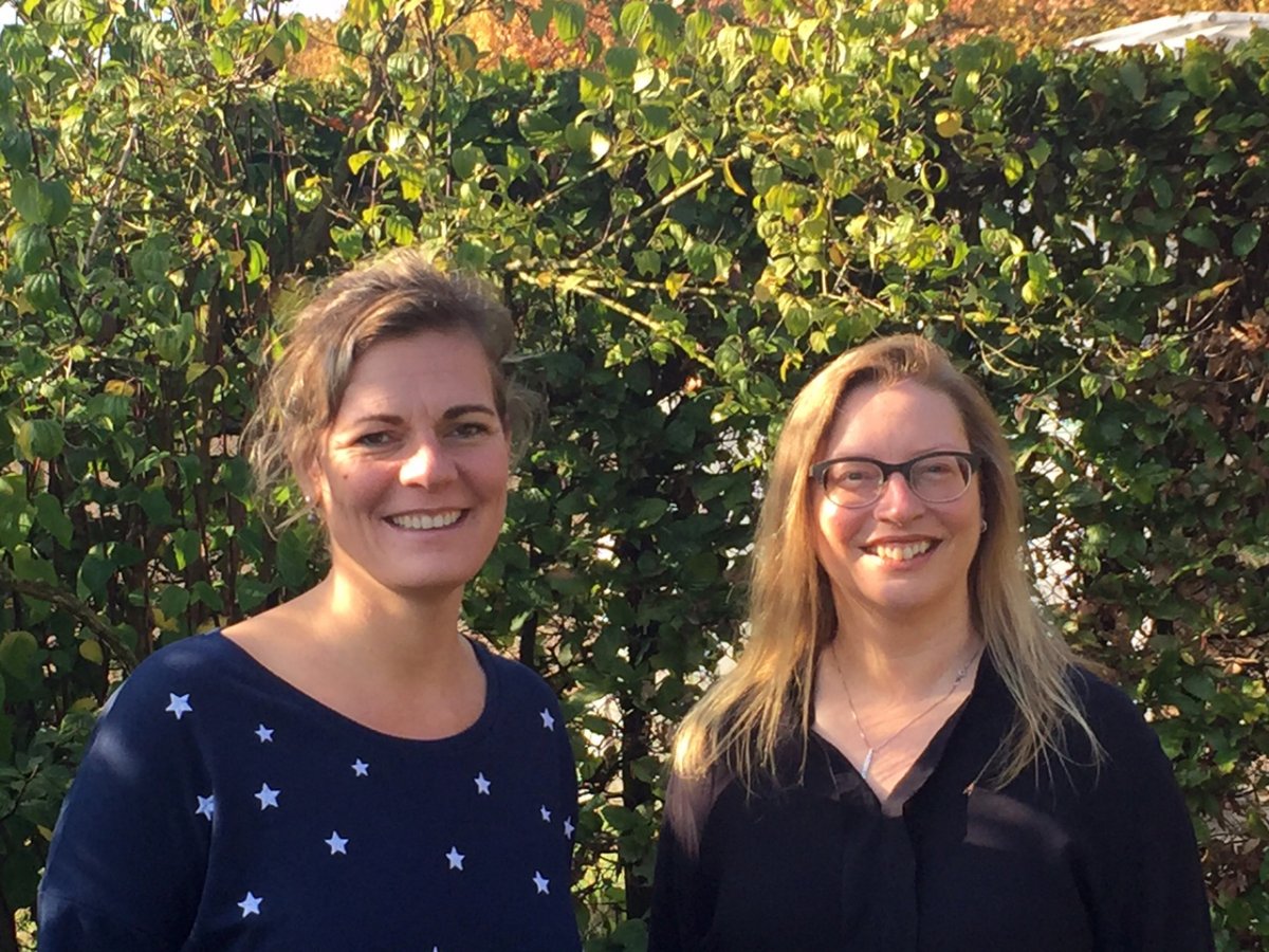 Wendy van Liere en Anja Balemans.