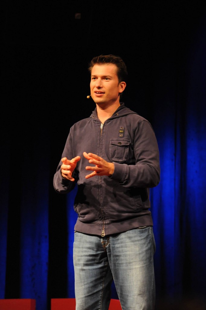 Jeroen van Glabbeek tijdens TEDxBreda. foto Ron Magielse