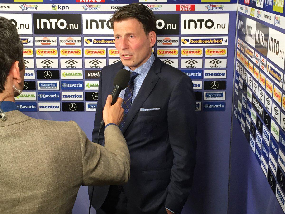 NAC-directeur Justin Goetzee na NAC-Roda JC.