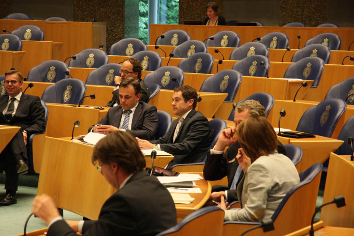 Debat Europa in Tweede Kamer. foto Erik Eggens