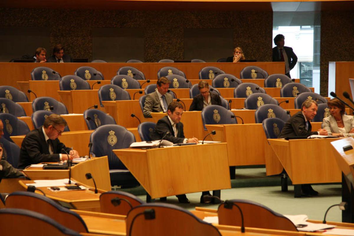 Debat Europa in Tweede Kamer. foto Erik Eggens
