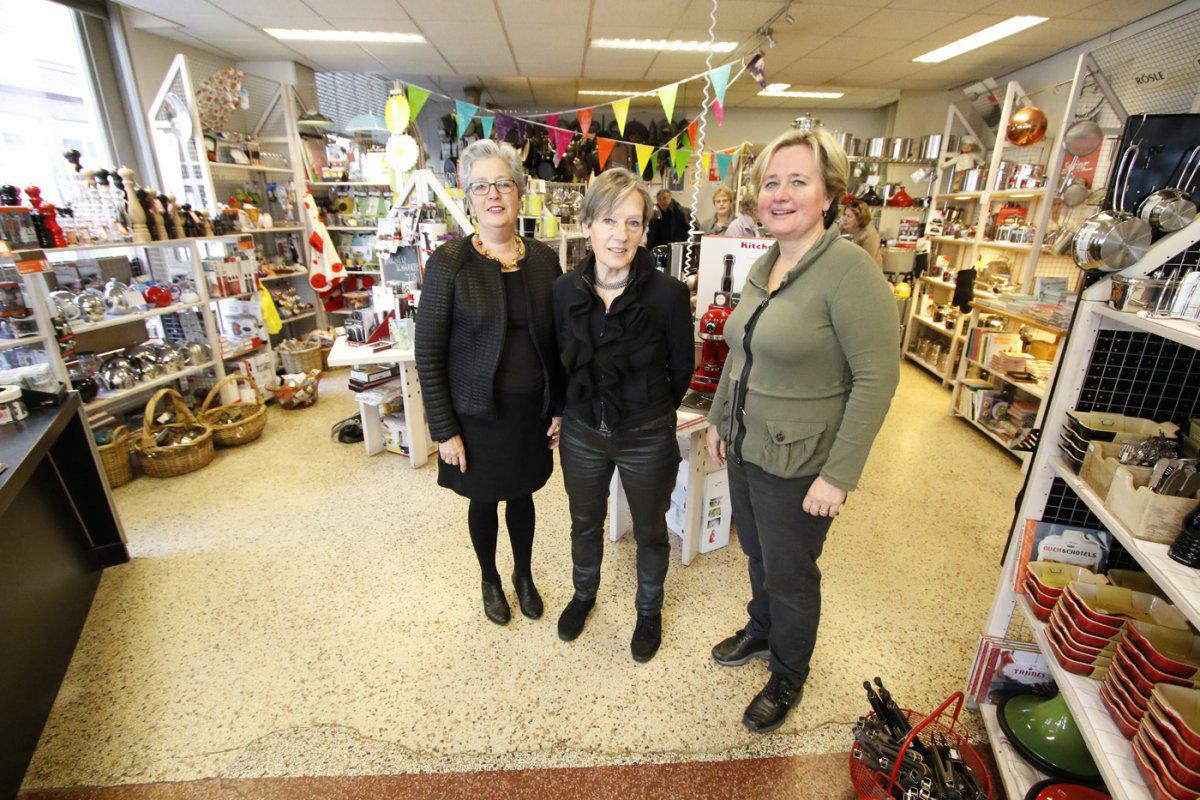 Karin, Trudy en Yvette van de Kookwinkel.