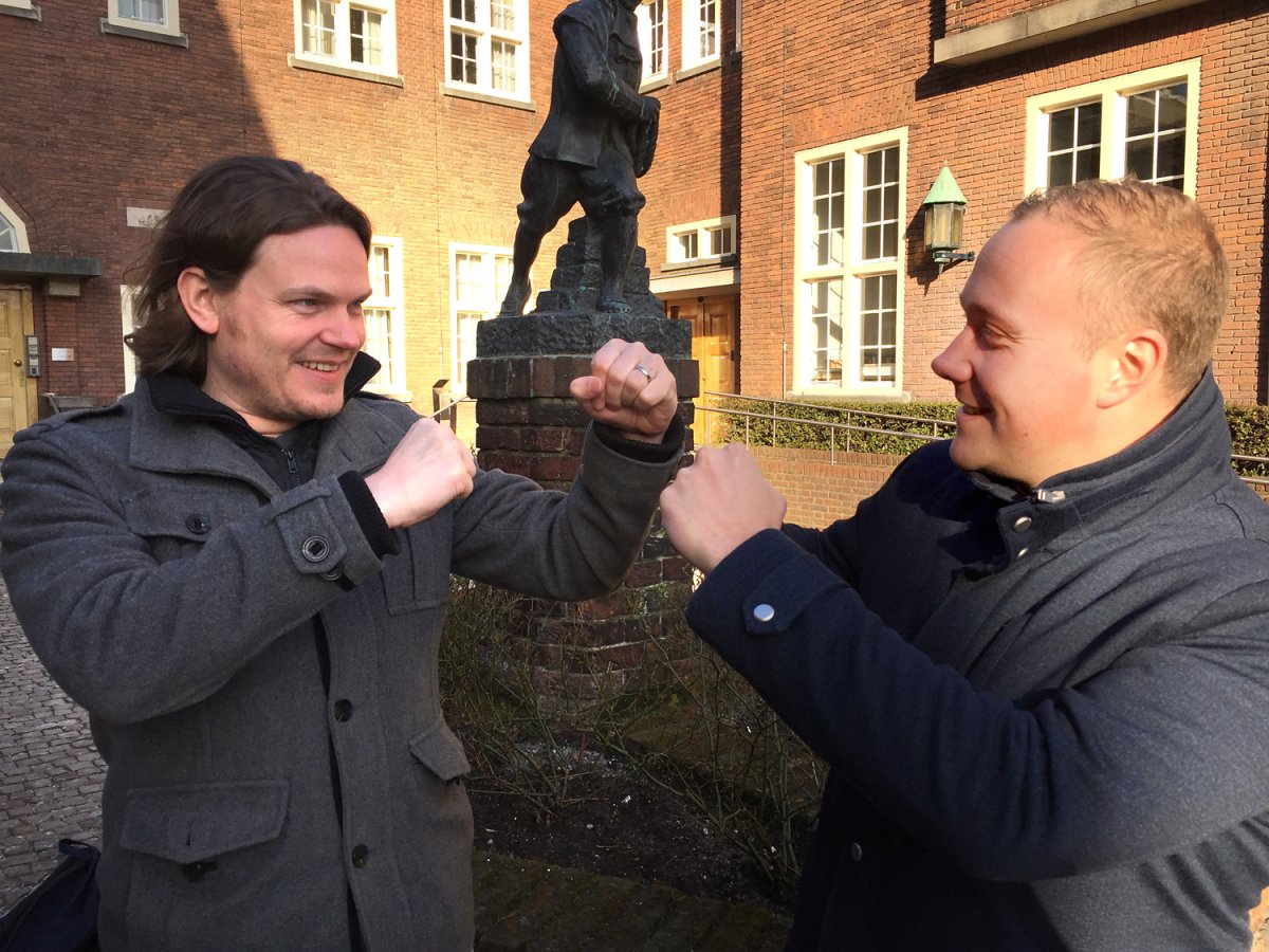 Bas Maes en Thierry Aartsen verenigden links en rechts in één coalitie. "We zijn allebei vrij direct."