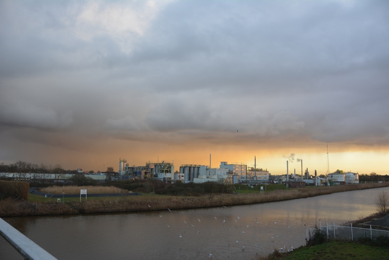 Winters getinte bui boven Breda