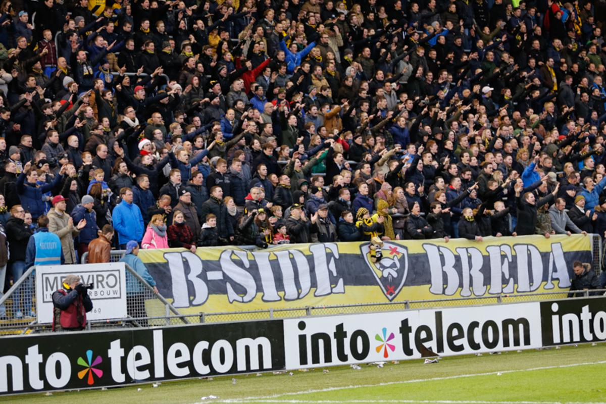 B-Side tijdens NAC-Feyenoord 2014, 0-1.