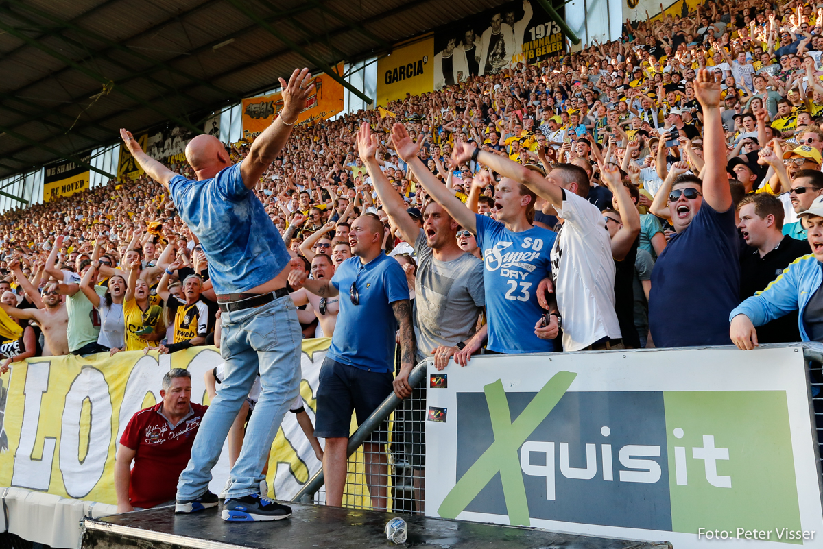 NAC wint met 1-0 van NEC tijdens de eerste wedstrijd in de finale van play-offs om een plek in de eredivisie.