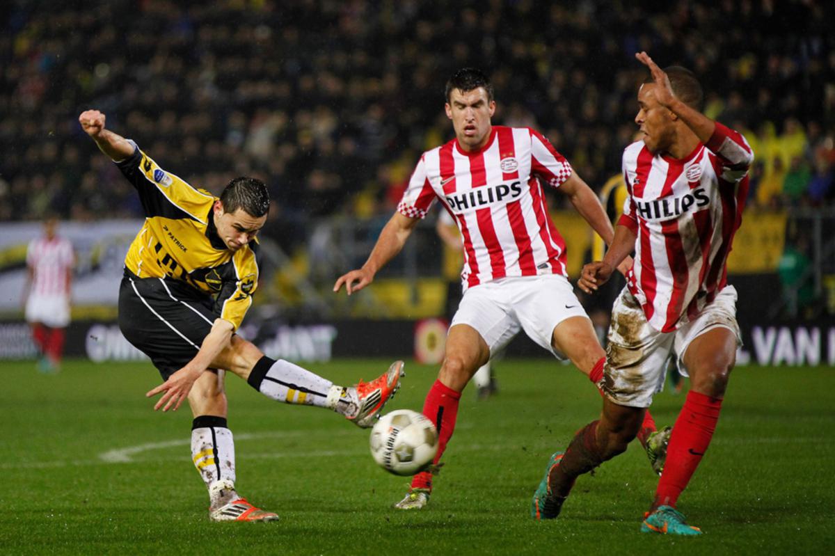NAC heeft het niet gered tegen PSV. De Bredanaars verloren met 1-6. foto Peter Visser