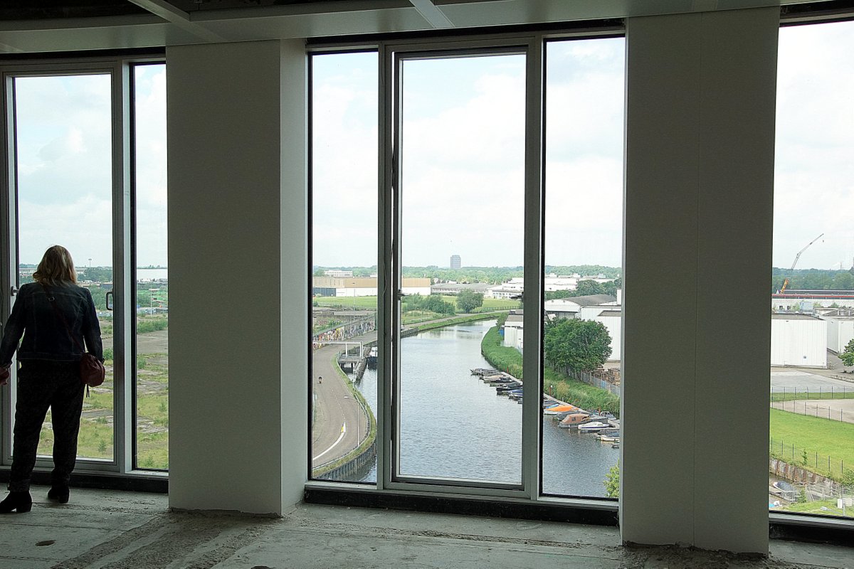 Tijdens de Dag van de Bouw op 20 mei was het nieuwe Gerechtsgebouw in aanbouw open voor het publiek.