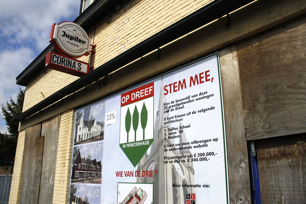 De Dreef in Princenhage, waar project Op Dreef gerealiseerd gaat worden.