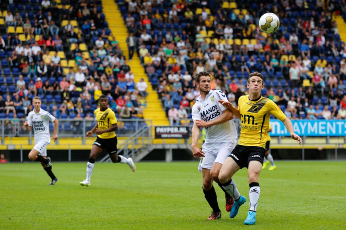 Het oefenduel NAC Breda - RKC Waalwijk op de open dag van NAC Breda.