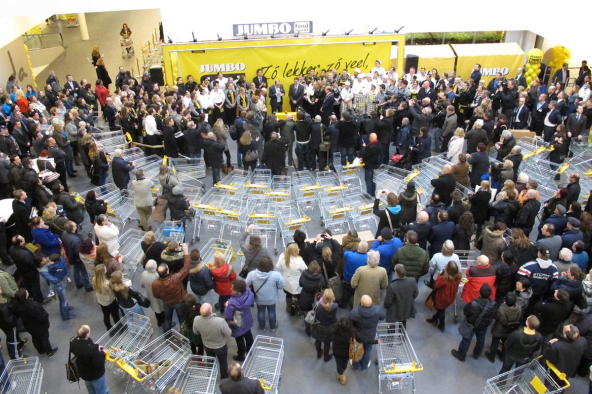 Jumbo opent een nieuw concept in Breda: de eerste Foodmarkt van Nederland, 6000 vierkante meter groot. foto Wijnand Nijs