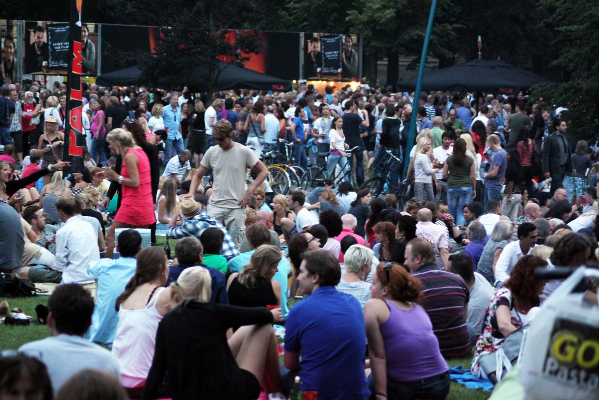 Dinsdag was weer de eerste in de serie van de Valkenbergconcerten deze zomer foto Raymond Tillieu