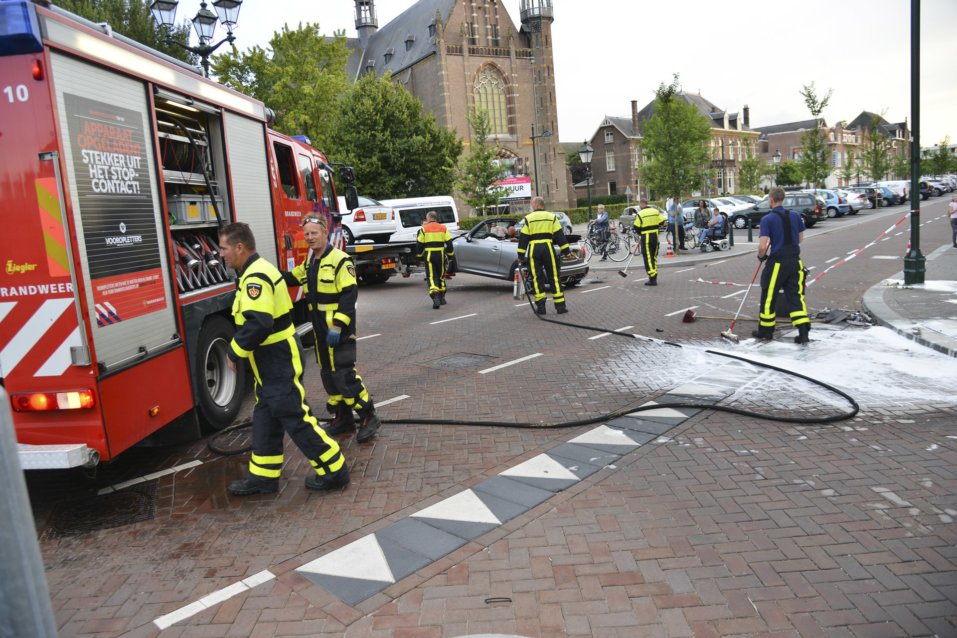 Ongeval op de kruising Haagweg-Tramsingel-Weerijssingel.